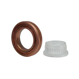 Roller bearing + plastic Ring, column, 8/70
