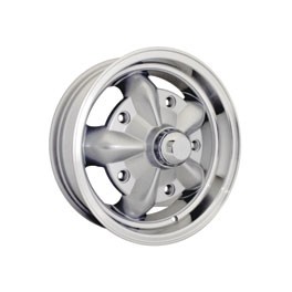 Wheel, SSP Torque, Silver/Polish Lip,5/205 5.0"x15"ET16