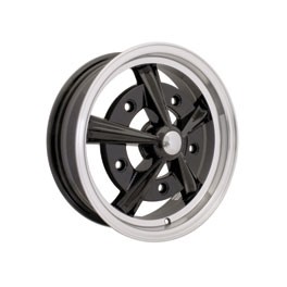 Wheel, SSP Raider, Black/Polish Lip,5/205 5.0"x15"ET20