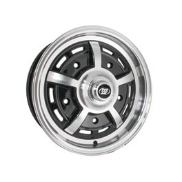 Wheel, SSP Sprintstar, Black & Polish, 5/205 - 5"x15" - ET20