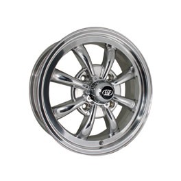 Wheel, SSP GT 8 Spoke, Polish, 4/130 - 5.5"x15 - ET30