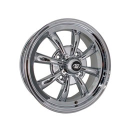 Wheel, SSP GT 8 Spoke, Chrome, 4/130 - 5.5x15 - ET30 Wheel, SSP GT 8 Spoke, Chrome, 4/130 - 5.5x15 - ET30