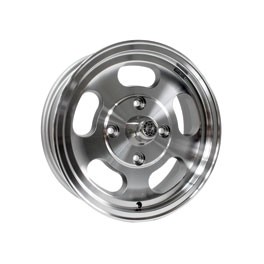 Wheel, Flat 4, Dish, 4/130 5.5x15"with cap/valve 4"