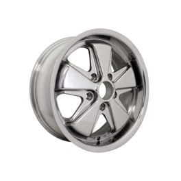Wheel, SSP Fooks, Polished, 5/130 7.0"x17" ET40