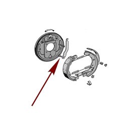 Hand brake lever pin
