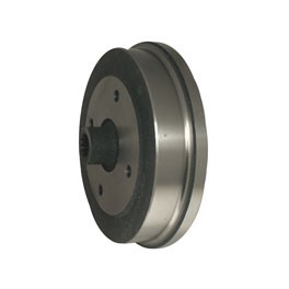 Brake drum, rear, 8/67