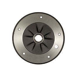 Brake drum, front, 8/65-8/67