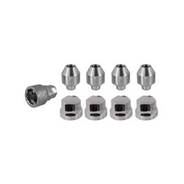 Locking Wheel Nuts, 1/2" Tapered