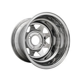 Wheel Chr8 Spoke 10x15 2"BS 4/130 Sunny Climate Chr