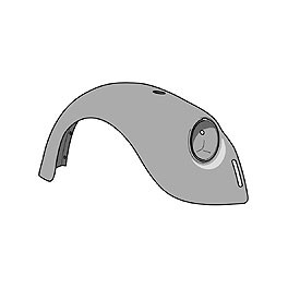 Wing,front right 13-1500 & GT 68-74 Wing,front right 13-1500 & GT 68-74