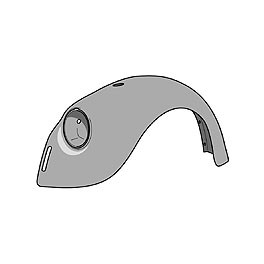 Wing,front left 13-1500 & GT 68-74 Wing,front left 13-1500 & GT 68-74