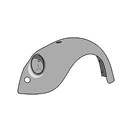 Wing, Front, Left , 1200 68-72 T1, Reproduction