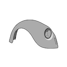 Wing, front right T1 8/74up to