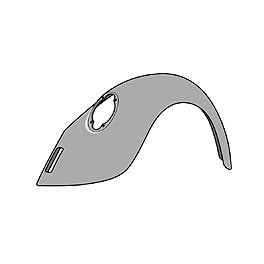 Wing, Rear, Right, 8/74- ,T1, Reproduction