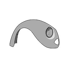 Wing, front European 75up to no indicator hole