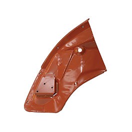 Inner wing repair front 1.3up to6 with bumper mount, RED,