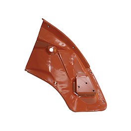 Inner wing repair front 1.3up to6 with bumper mount, RED,
