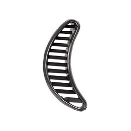 Half moon vent, black, right