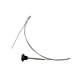 Bonnet release cable,black,-67 T1/Ghia, non lock. NOT