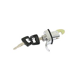 Lock E/Lid with keys, chrome 8/65-8/71 T2 67 3 Screw Fitting Lock E/Lid with keys, chrome 8/65-8/71 T2 67 3 Screw Fitting