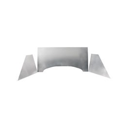 Firewall, s/steel, plain, 3pce