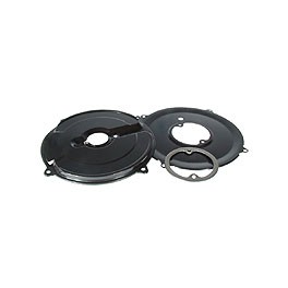 Back plate kit  for dynamo/alternator, black, 3 piece kit