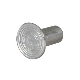 Rivet for vent window latch Rivet for vent window latch