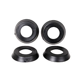 Trim ring set, (4), black, up to8/67 Trim ring set, (4), black, up to8/67