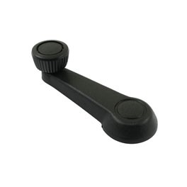 Window winder handle, black, 1973up to Top quality