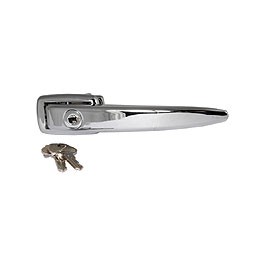 Door handle, chrome, 8/55up to7/60, with key Door handle, chrome, 8/55up to7/60, with key