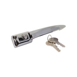 Door Handle, outer, locking, chrome, 1960-1964, Best Quality Door Handle, outer, locking, chrome, 1960-1964, Best Quality