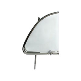 Quater light window assembly, 1956-64 chrome right
