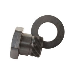 Gland nut, Chromoly , 38mm with washer Gland nut, Chromoly , 38mm with washer