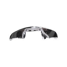 Tinware, rear, chrome, plain (no holes)