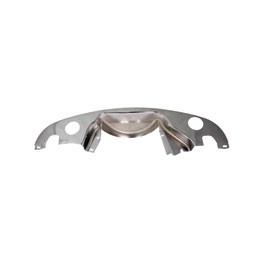 Tinware, rear, chrome, stock