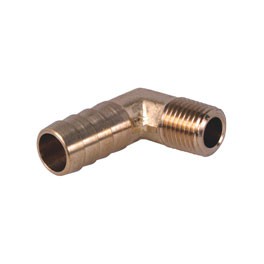 Hose Barb 90 Degree for CB Breather Tower 1/2" Hose x1/4"-18