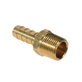 Hose barb, 3/8"M-3/8" hose pr Hose barb, 3/8"M-3/8" hose pr