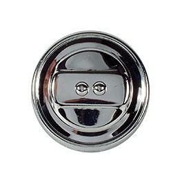 Oil filler cap, chrome