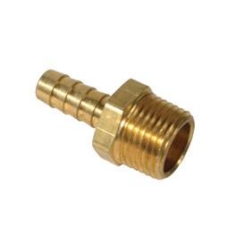 Hose barb, 1/2"M-3/8" hose pr Hose barb, 1/2"M-3/8" hose pr