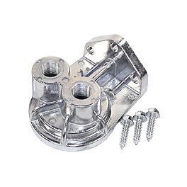 Oil filter head, ports up Oil filter head, ports up