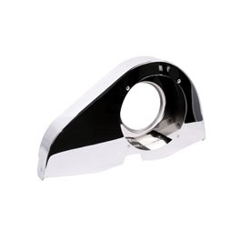 Fan Shroud, Ram-Air, Chrome, For External Oil Cooler Fan Shroud, Ram-Air, Chrome, For External Oil Cooler