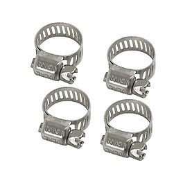 Hose clamps for fuel hose x 4 stainless steel Hose clamps for fuel hose x 4 stainless steel