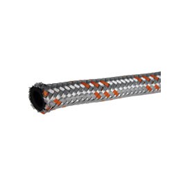 Fuel hose,s/steel braid 7.9mm per metre