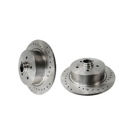Brake disc, T1 X-drilled,5/100, Pair