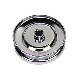 Dyno/Alt pulley, 12v, chrome