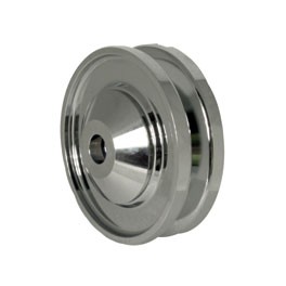 Pulley billet alternator/dynamo - Chrome (Add shims & Nut!)