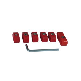 Seperators, HT lead, red for 7mm leads, set