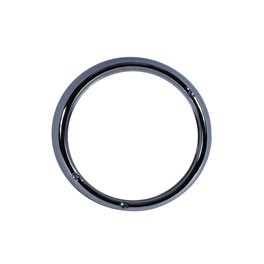 Headlamp rim, 68-73, chrome 1968-73 (3 screw holes) Repro
