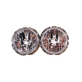 Headlamp, Euro look Clear pr LHD*