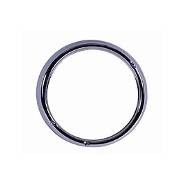 Headlamp rim, chrome 1968-73 (3 screw holes) Hella or Bosch